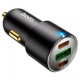 Автомобильное зарядное устройство Hoco NZ6 USB-A+2xUSB-C (45W · 3A) (Black)