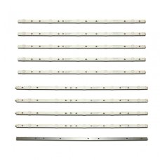 Пряма підсвітка для телевізора Philips 55″ 55AN22-L (10 планок по 548/533 мм, 5 LED, лінза 17 мм, 3 В)