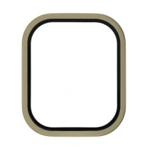 Защитное стекло с рамкой для Apple Watch Ultra (49mm) (Full Glue) (Gold)