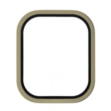 Защитное стекло с рамкой для Apple Watch Ultra 3 (49mm) (Full Glue) (Gold)