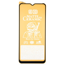 Защитная пленка Ceramic Matte для Samsung A022 Galaxy A02 (2021) (Full Glue) (Black)