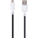 Кабель Gelius Full Silicon USB-A to MicroUSB 18W 1.2м (GP-UCN001M) black white
