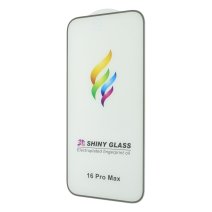 Защитное стекло Color Frame для Apple iPhone 16 Pro Max (Full Glue) (Silver)
