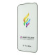 Захисне скло Color Frame для Apple iPhone 16 Pro Max (Full Glue) (Silver)