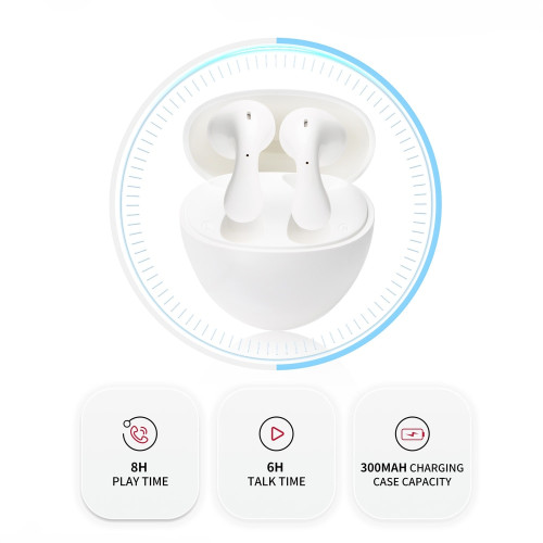 Наушники Bluetooth FLYCDI TWS-001 (White)