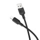 Кабель Borofone BX113 USB-A – Lightning (1 м · 12W · 2.4A) (Black)