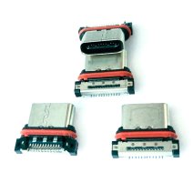 Роз'єм зарядки для Sony G8142 Xperia XZ Premium 24 pin (2 кріплень) (контакти знизу) (Type-C) (Original)