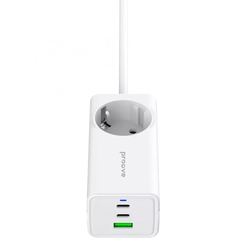 Мережевий фільтр Proove Power Strip PD-02 (65W · USB-A+2xUSB-C) (White)