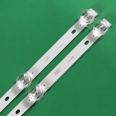 Пряма підсвітка для телевізора BQ 32″ R72-32D04-038 (2 планки по 547 мм, 6 LED, лінза 17 мм, 6 В)