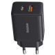 Сетевое зарядное устройство Baseus Cube Fast Charger USB-A+USB-C (30W · 3A) (P10111404113-00) (Black)