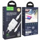 Сетевое зарядное устройство Hoco N1 USB-A (12W · 2.4A) с кабелем USB-A – Lightning (White)