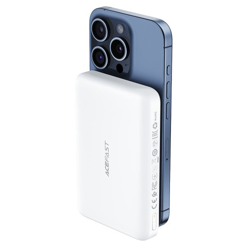 Повербанк Acefast M26 Magnetic PD20W (10000 mAh) (White)
