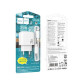 Мережевий зарядний пристрій Hoco CS53A USB-C (25W · 3A) з кабелем Type-C – Lightning (White)
