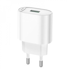 Сетевое зарядное устройство Hoco C109A USB-A (18W · 3A) (White)