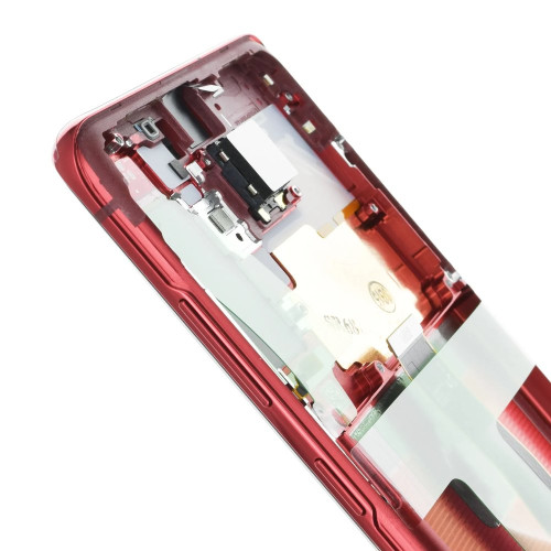 Дисплей для Samsung G985 Galaxy S20 Plus с тачскрином в рамке (Red) (Original)