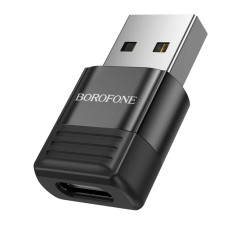 Переходник OTG Borofone BV18 USB-A 2.0 – Type-C (Black)