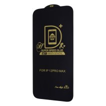 Захисне скло PRIME для Apple iPhone 12 Pro Max (Full Glue) (0.3 мм, 2.5D) (Black)