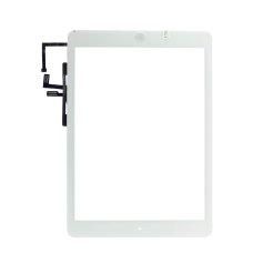 Сенсорне скло для Apple iPad Air (2013) з кнопкою (White)