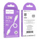 Кабель Hoco X96 USB-A – Lightning (0.25 м · 12W · 2.4A) (White)
