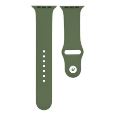 Ремешок для Apple Watch 42/44/45/49 мм Band Silicone (Olive)