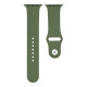 Ремешок для Apple Watch 42/44/45/49 мм Band Silicone (Olive)