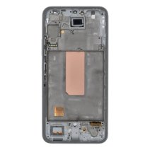 Дисплей для Samsung A346 Galaxy A34 (5G) (2023) с тачскрином в рамке (Silver) (OLED) (Small size)