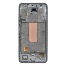 Дисплей для Samsung A346 Galaxy A34 (5G) (2023) з тачскріном в рамці (Silver) (OLED) (Small size)