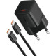 Сетевое зарядное устройство Baseus GaN5 Mini USB-C (25W · 3A) с кабелем Type-C – Type-C 100W (P10110909113) (Black)