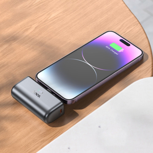 Повербанк Hoco Q31 с кабелем Lightning 20W (5000 mAh) (Black)