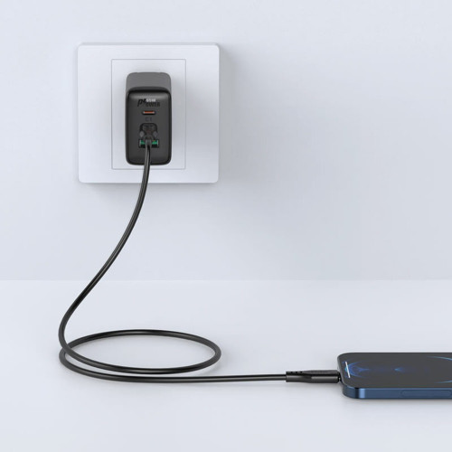 Кабель Acefast C3-01 Type-C – Lightning (1.2 м · 30W · 3A) (Black)