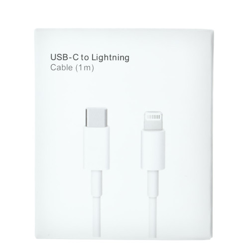 Кабель Type-C – Lightning (NO LOGO) (1 м · 12W · 2.4A) (White)