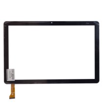 Сенсорне скло для Oukitel OT6 (універсальне №117) (2D) (Розмір 158x241 мм) 45 pin (Black) (Заокруглені кути) (version 2)