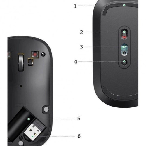 Мишка бездротова Ugreen Wireless Mouse MU001 (Black)