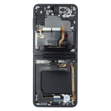 Дисплей для Samsung F711 Galaxy Z Flip3 (5G) з тачскріном в рамці (Black) (Original) (внутрішній)