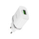 Сетевое зарядное устройство Hoco C12Q USB-A (18W · 3A) (White)