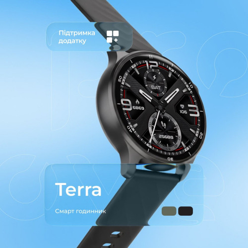 Смарт годинник Proove Terra graphite