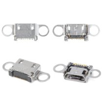 Роз'єм зарядки для Samsung G920 Galaxy S6 7 pin (4 кріплень) (контакти знизу) (Micro USB) без шлейфа
