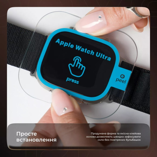 Захисне скло Proove Achilles для Apple Watch Ultra 2 (49mm) (Black)