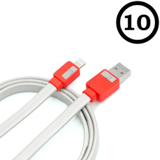 Комплект №10 іЗі Кабель MD-12 Lightning 2м white - 10 шт.