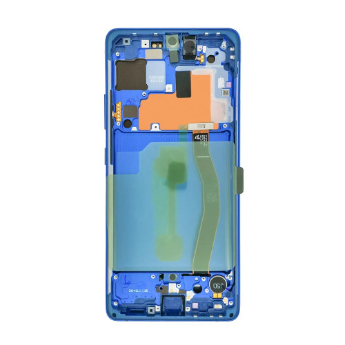 Дисплей для Samsung G770 Galaxy S10 Lite з тачскріном в рамці (Blue) (Original)