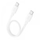 Кабель Hoco X96 Type-C – Type-C (0.25 м · 60W · 3A) (White)