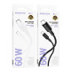 Кабель Borofone BX111 Type-C – Type-C (1 м · 60W · 3A) (Black)