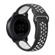 Ремінець універсальний 20 мм Sport Nike для Amazfit, Samsung, Huawei (Black/White)
