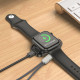 Беспроводное зарядное устройство Borofone BQ25 для Apple Watch (2.5W) (Metal Gray)