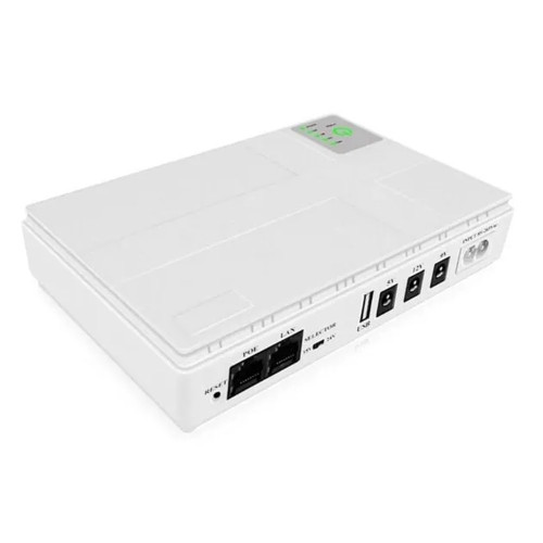 Бесперебойный блок питания Mini DC UPS DC1018P 18W (10400 mAh) (White)