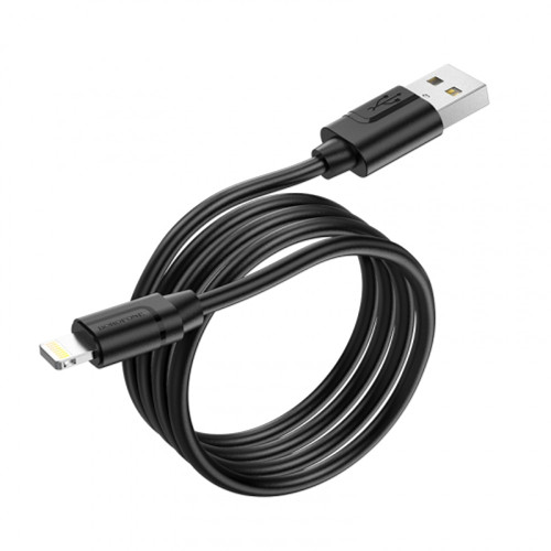 Кабель Borofone BX55 USB-A – Lightning (1 м · 12W · 2.4A) (Black)