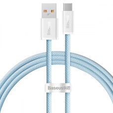 Кабель Baseus Dynamic Series Fast Charging USB-A – Type-C (1 м · 100W · 5A) (CALD000603) (Blue)