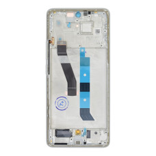 Дисплей для Poco M8 (5G) с тачскрином в рамке (Silver) (Original)