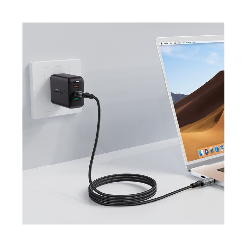Кабель Acefast C1-09 Type-C – Type-C (1 м · 240W · 5A) (Black/Gray)