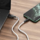 Кабель Borofone BX42 Silicone USB-A – Lightning (1 м · 12W · 2.4A) (White)
